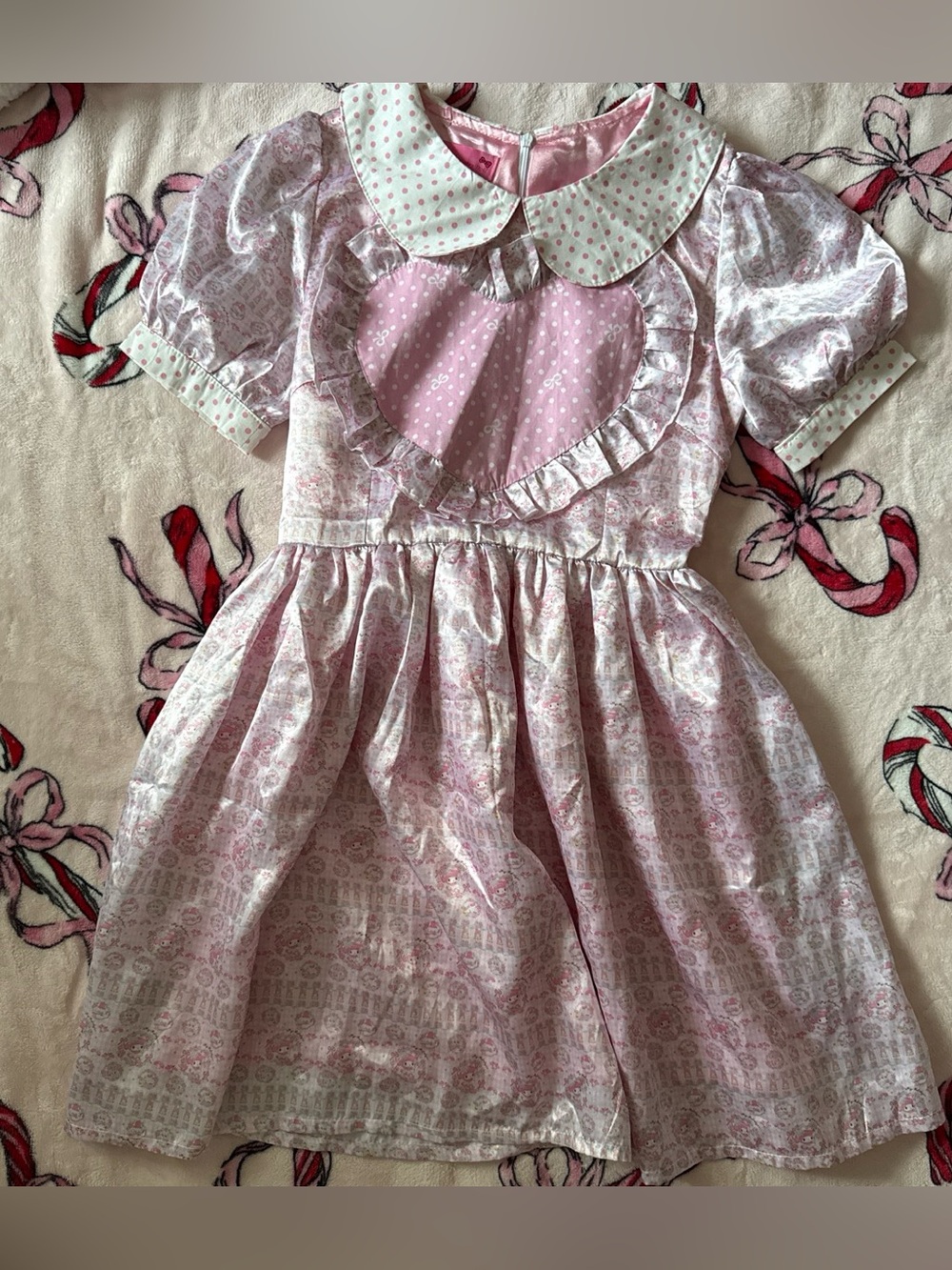 Lucky Honey Doll my melody pink heart kawaii dress S